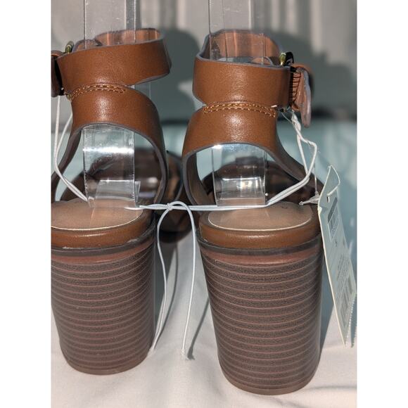 NWT Sz 5.5 Universal Thread Strappy Block Heel Sandals - Picture 5 of 6